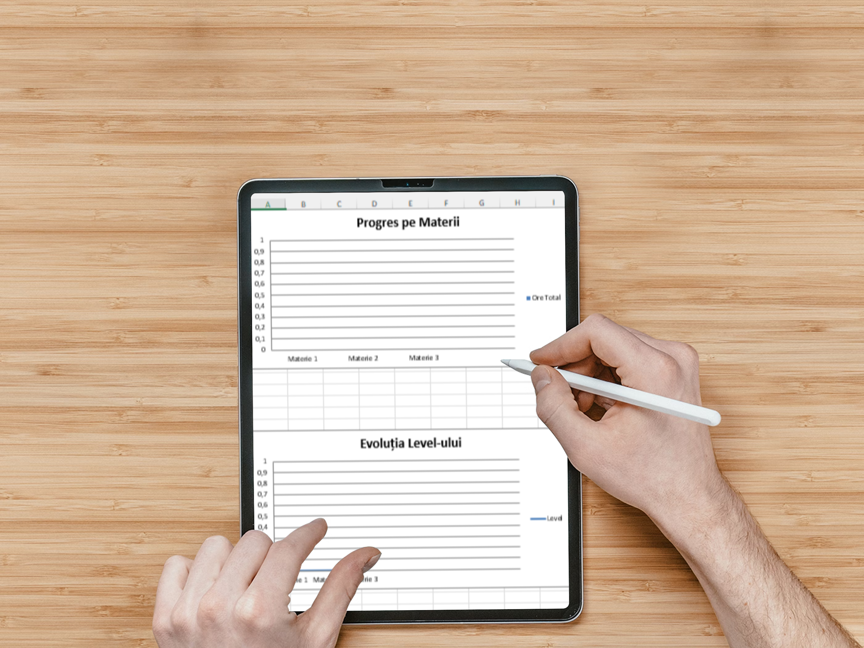 Template Excel – Organizator de Timp pentru Elevi Clasa a XII-a + Joc Interactiv | Planificator Școlar Inteligent